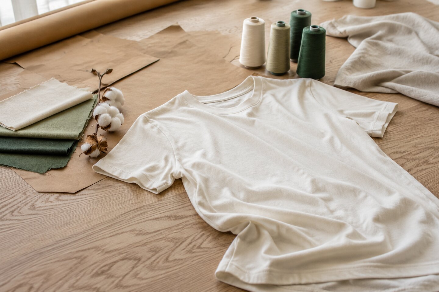 Illustrative textile development table