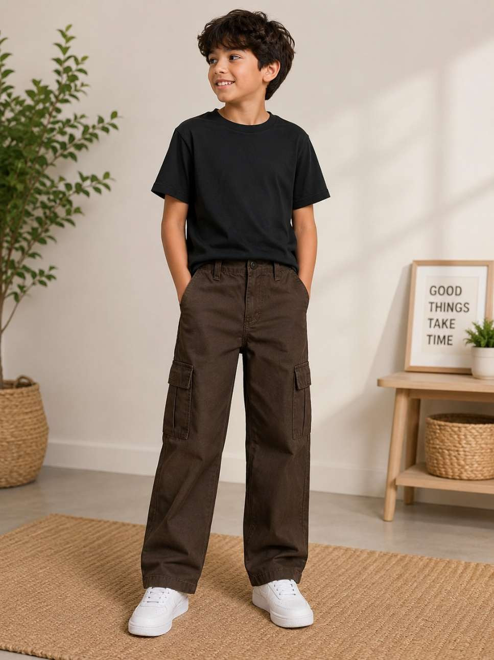 Boys Long cargo pant